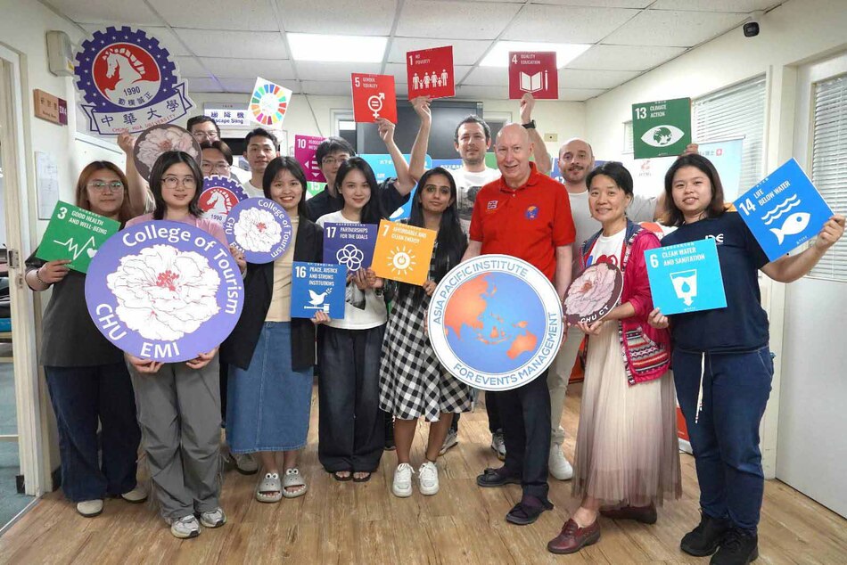 中華大學觀光學院榮獲APIEM五星級認證　躍升國際會展教育典範
